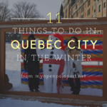 Things to do in Quebec city in the winter pin