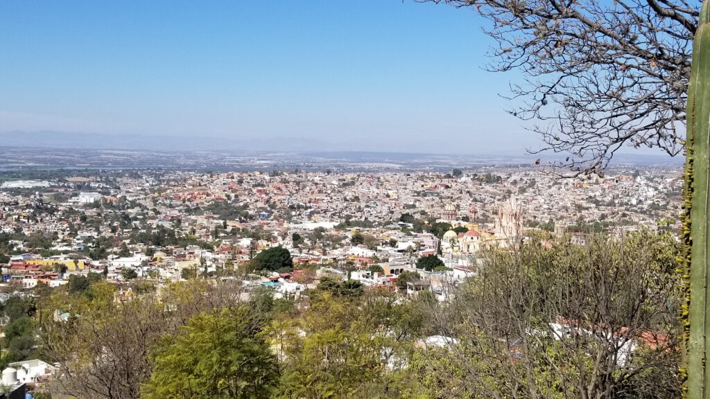 View of San Miguel de Allende near Guanajuato