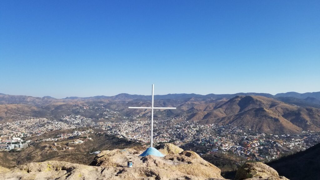 View from the mountain top in Guanajuato