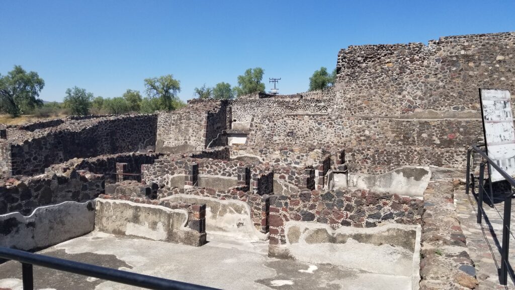 Ruins near the Zocalo in Mexico City