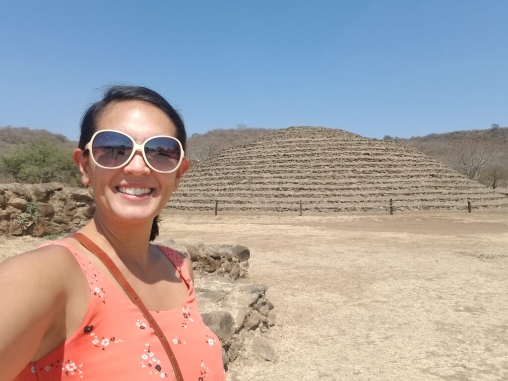 Round pyramid next to Tequila near Guadalajara