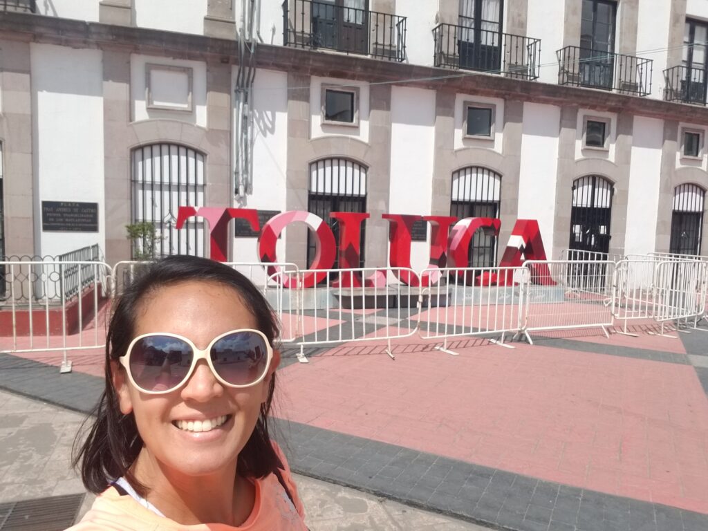 Toluca is one of the trips from Mexico City you can take and see their sign